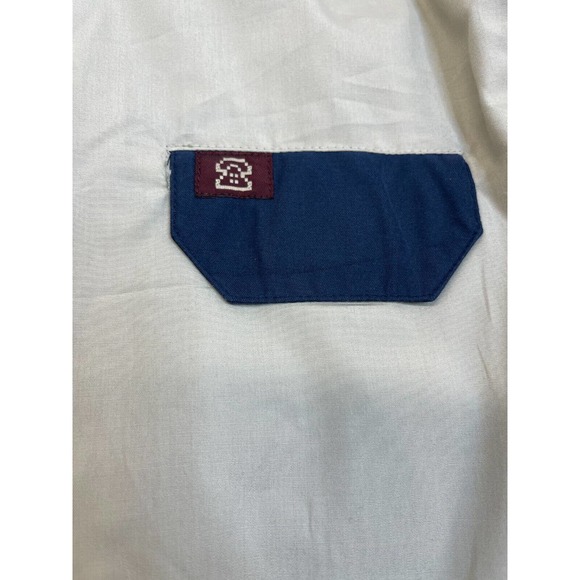 VTG NEWPORT HARBOR Unisex Large Blue Zip Snap Button Lined Windbreaker J… - Picture 8 of 14